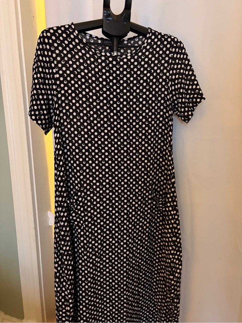 Polkadot dress with pockets